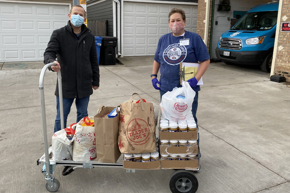 CRER Cares was happy to deliver 295 lbs of food collected at various sites across Chicago over the past week.  A special thanks to our partners who helped collect non-perishable food items: Fulton Grace, CRER and Cafe Deko.