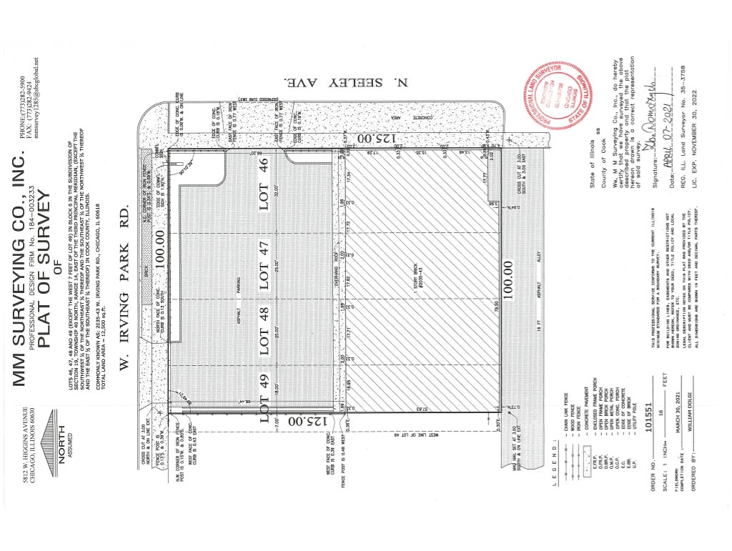 2033-2043 W. Irving Park Rd Chicago IL 60618